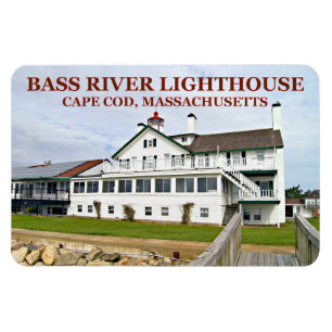 Magnet Flexible Phare bas de rivière, aimant du Massachusetts