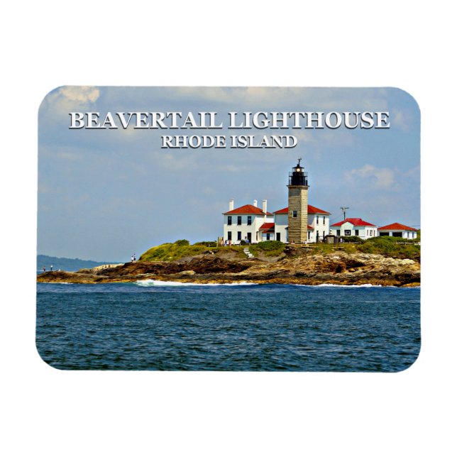 Magnet Flexible Phare de Beavertail, Rhode Island (Horizontal)