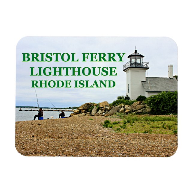 Magnet Flexible Phare de Bristol Ferry, Rhode Island (Horizontal)