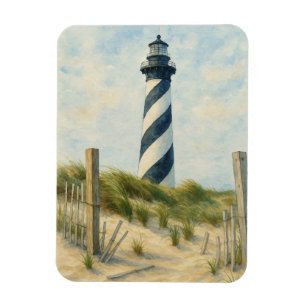 Magnet Flexible Phare de Cape Hatteras Aquarelle
