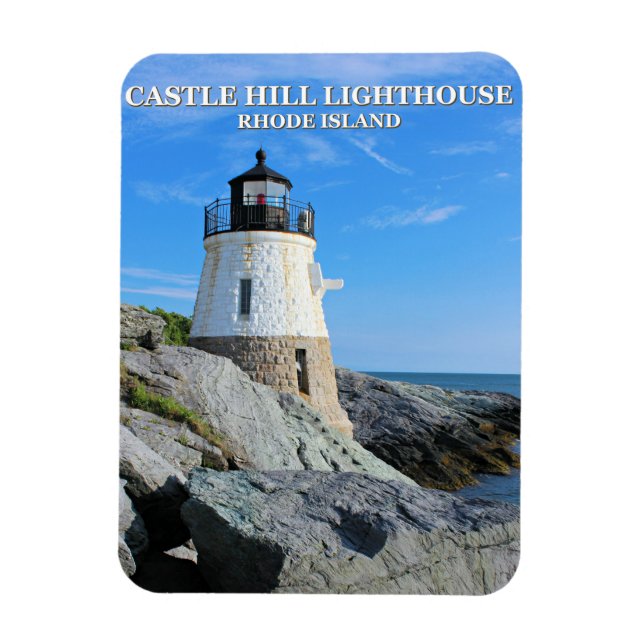 Magnet Flexible Phare de Castle Hill, Rhode Island (Vertical)