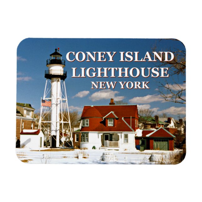 Magnet Flexible Phare de Coney Island, New York (Horizontal)