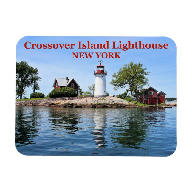 Magnet Flexible Phare de Crossover Island, New York Flexi-Magnet (Horizontal)