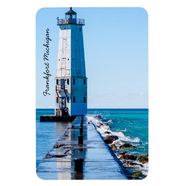 Magnet Flexible Phare de Frankfort Michigan (Vertical)