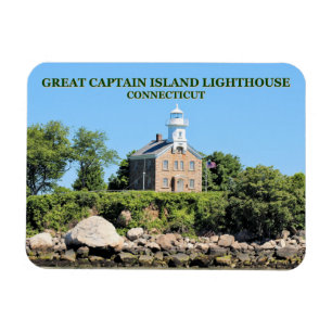 Magnet Flexible Phare de Great Captain Island, Aimant photo CT