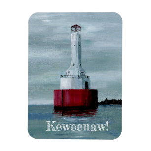 Magnet Flexible Phare de la voie navigable Keweenaw Upper Michigan