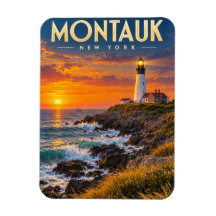 Phare de Montauk Point au coucher du soleil New Yo