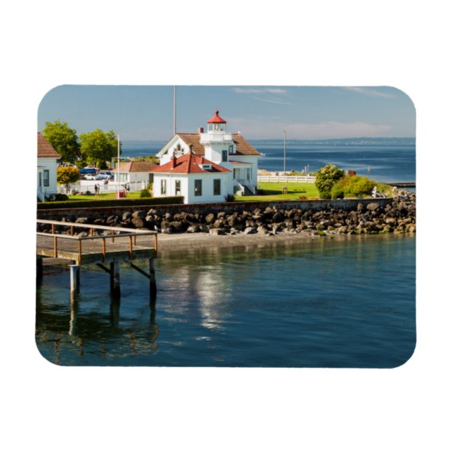 Magnet Flexible Phare de Mukilteo, Mukilteo, Washington, États-Uni (Horizontal)