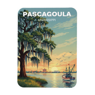 Magnet Flexible Phare de Pascagoula Mississippi