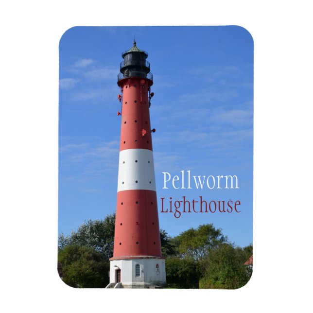 Magnet Flexible Phare de Pellworm, île de Pellworm, Allemagne (Vertical)
