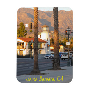 Magnet Flexible Phare de père Noël Barbara, Californie