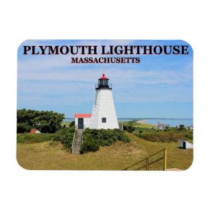 Magnet Flexible Phare de Plymouth, Massachusetts "le Gurnet"