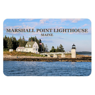 Magnet Flexible Phare de point de Marshall, aimant du Maine Flexi