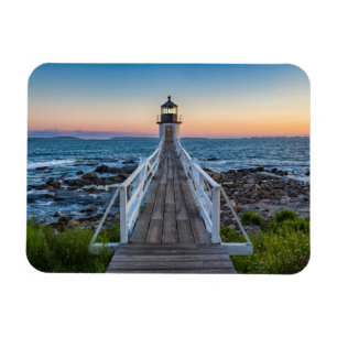 Magnet Flexible Phare de point de Marshall au coucher du soleil
