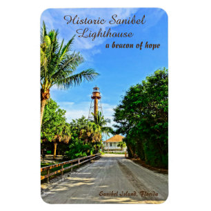 Magnet Flexible Phare de Sanibel Island Floride Phare de l'espoir