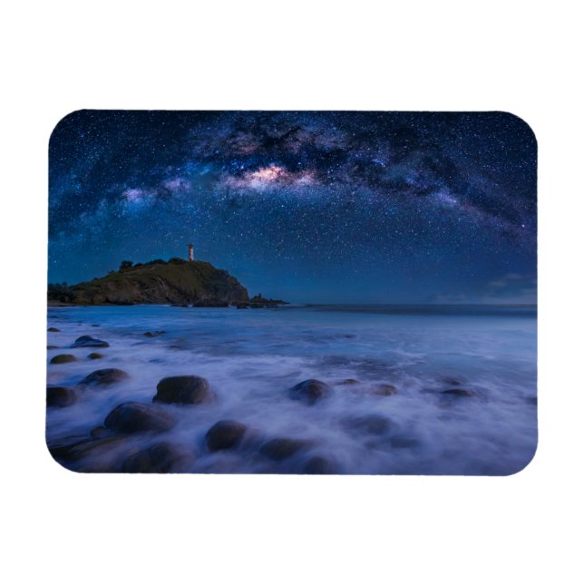 Magnet Flexible Phare de Seascape | Voie Lactée Lanta Island Krabi (Horizontal)