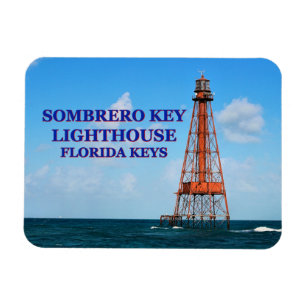 Magnet Flexible Phare de Sombrero Key, Floride Keys