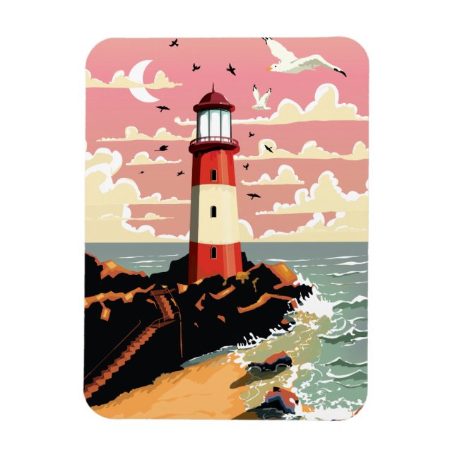 Magnet Flexible Phare vintage (Vertical)