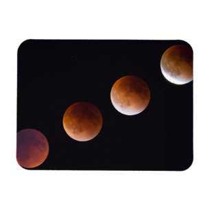 Magnet Flexible Phases de l'éclipse lunaire totale   Seattle