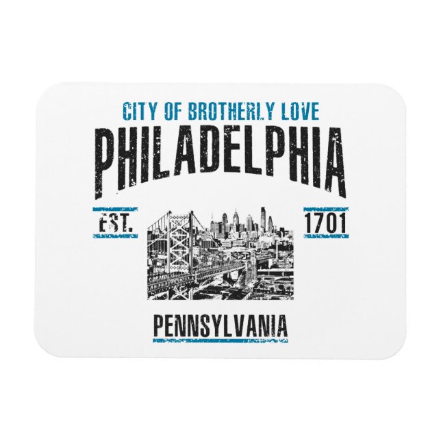 Magnet Flexible Philadelphie (Horizontal)