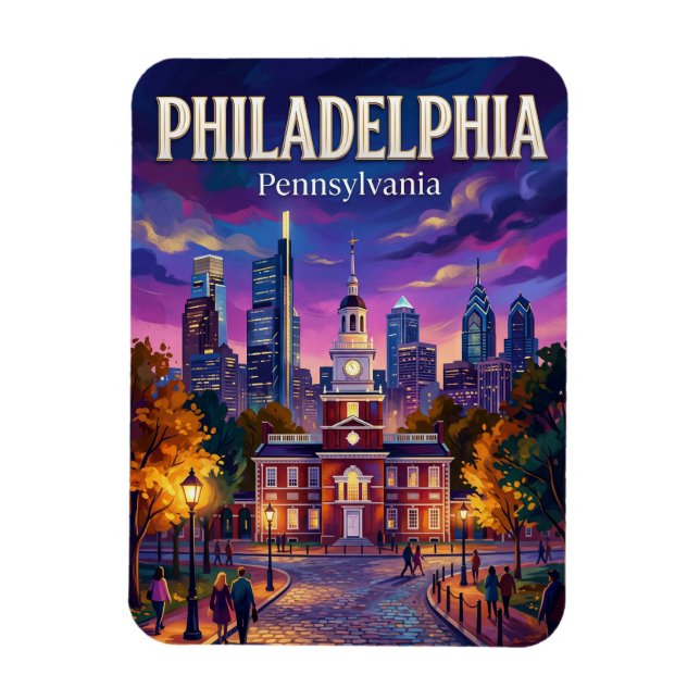 Magnet Flexible Philadelphie États-Unis (Vertical)