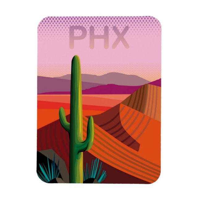 Magnet Flexible Phoenix Arizona | Affiche de voyage (Vertical)