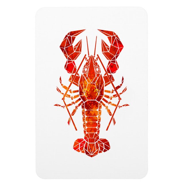 Magnet Flexible Phomard polygonal rouge (Vertical)