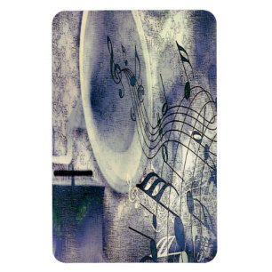 Magnet Flexible Phonographe vintage et musique