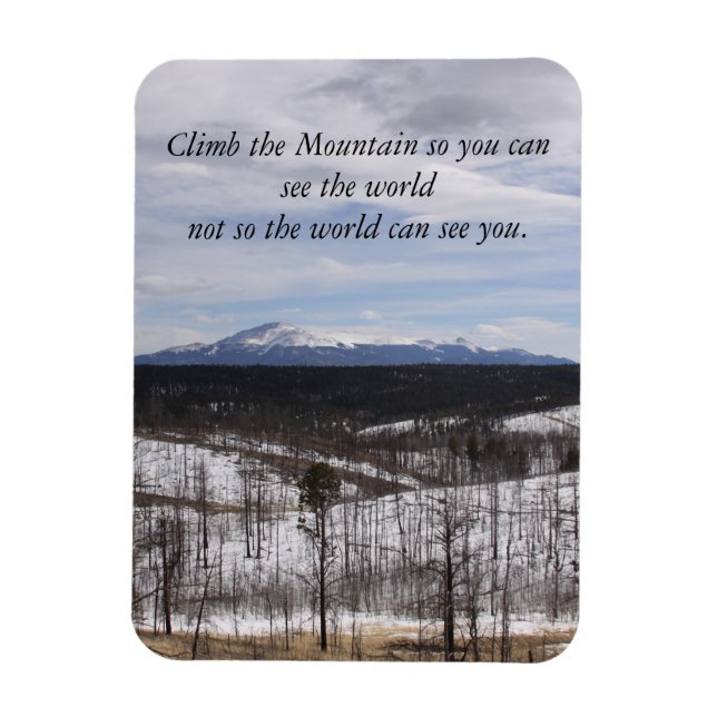 Magnet Flexible Photo aimant de Pike's peak (Vertical)