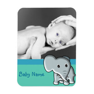 Magnet Flexible Photo bébé/ Eléphant