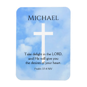 Magnet Flexible Photo de Blue Sky Success Bible Verse Christian