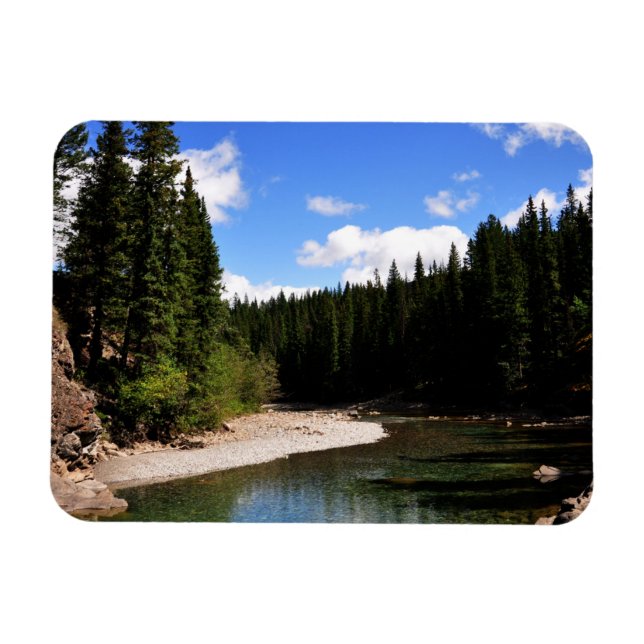 Magnet Flexible Photo de Canoe Meadows Kananaskis Canada (Horizontal)