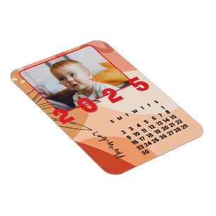Magnet Flexible Photo de famille du calendrier du mois de novembre