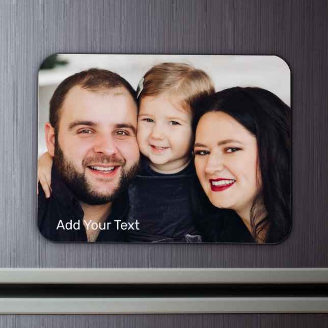 Magnet Flexible Photo de famille et texte (Créateur téléchargé)