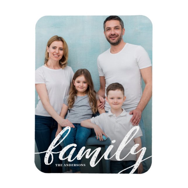 Magnet Flexible Photo de famille moderne (Vertical)