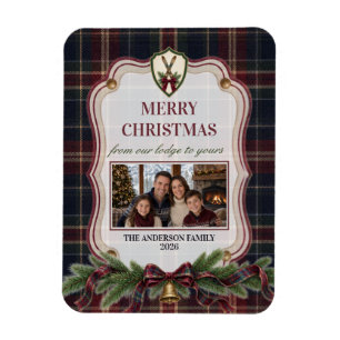Magnet Flexible Photo de famille Prépa Après-Ski pour Noël