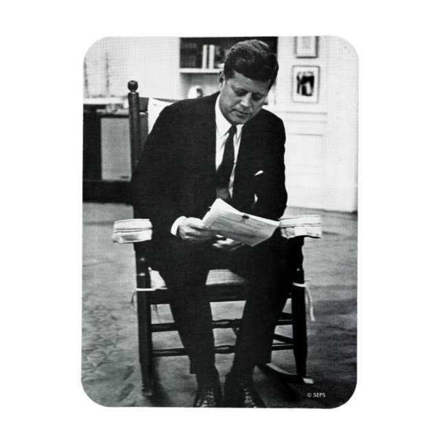 Magnet Flexible Photo de John F. Kennedy 2 (Vertical)