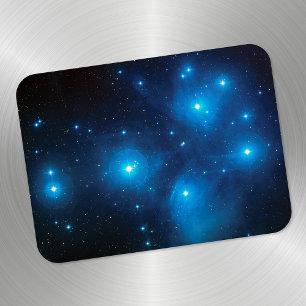 Magnet Flexible Photo de la constellation des Pléiades bleu aqua