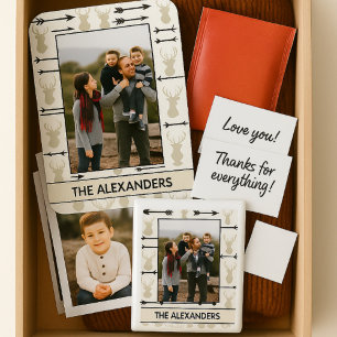 Magnet Flexible Photo de la famille Deer Head