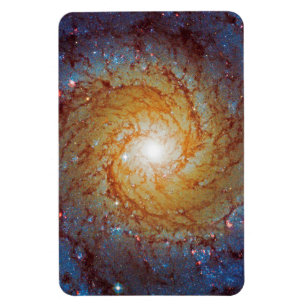 Magnet Flexible Photo de la galaxie spirale de Messier 74 dans l'e