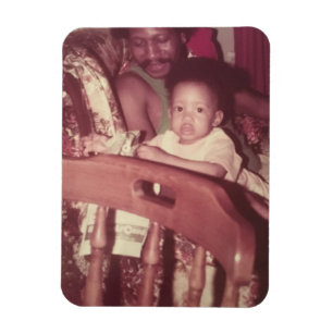 Magnet Flexible Photo de moi et papa