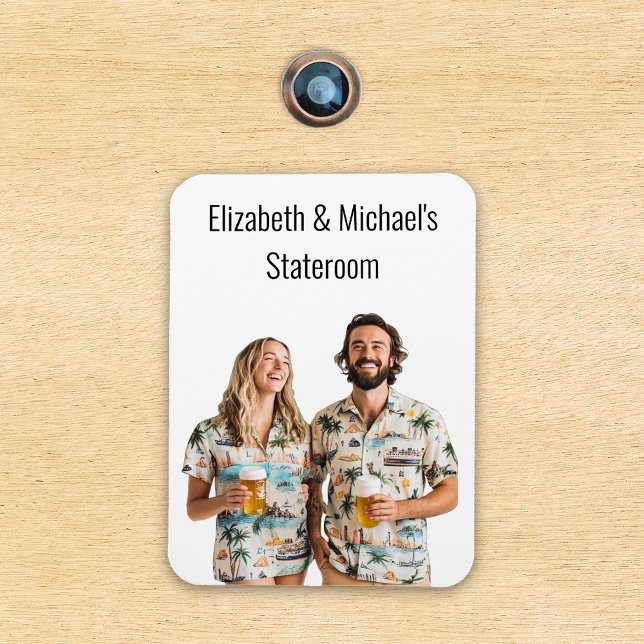 Magnet Flexible Photo de porte de croisière personnalisée (Créateur téléchargé)
