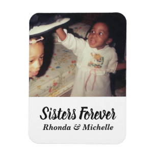 Magnet Flexible Photo de Soeurs mignonnes