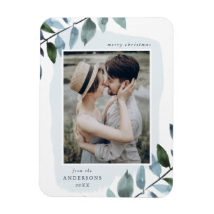 Magnet Flexible Photo de vacances de Foliing hiver moderne