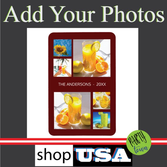 Magnet Flexible Photo Famille Modèle Collage (perfect gift for her)