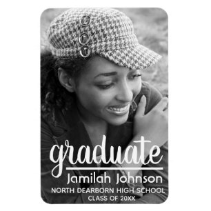 Magnet Flexible Photo moderne 2025 Faire-part de graduation