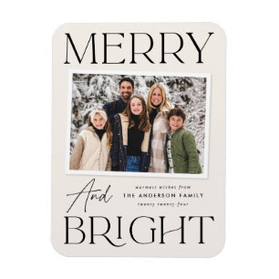 Magnet Flexible Photo moderne Joyeuse et brillante