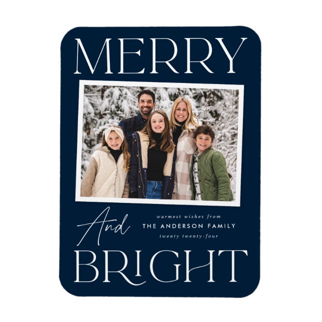 Magnet Flexible Photo moderne Joyeuse et brillante (Vertical)