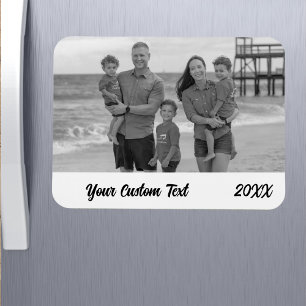 Magnet Flexible Photo personnalisé de vacances en famille pour réf
