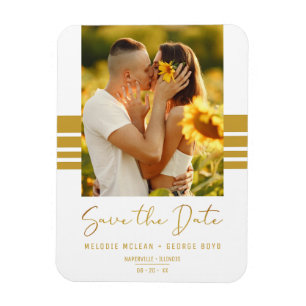 Magnet Flexible Photo personnalisée minimaliste simple récemment u